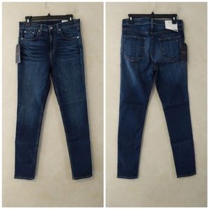 Rag & Bone High Rise Skinny Jeans in Elton